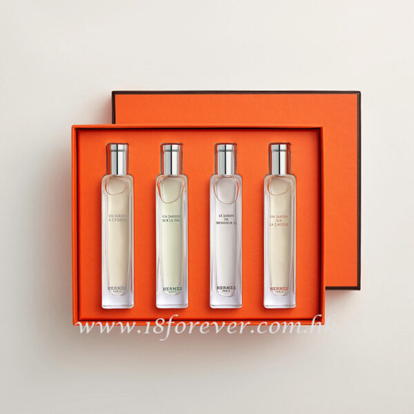 Hermès Un Jardins Set 4x15ml, HERMES 愛馬仕 花園系列香水套裝 4x15ml