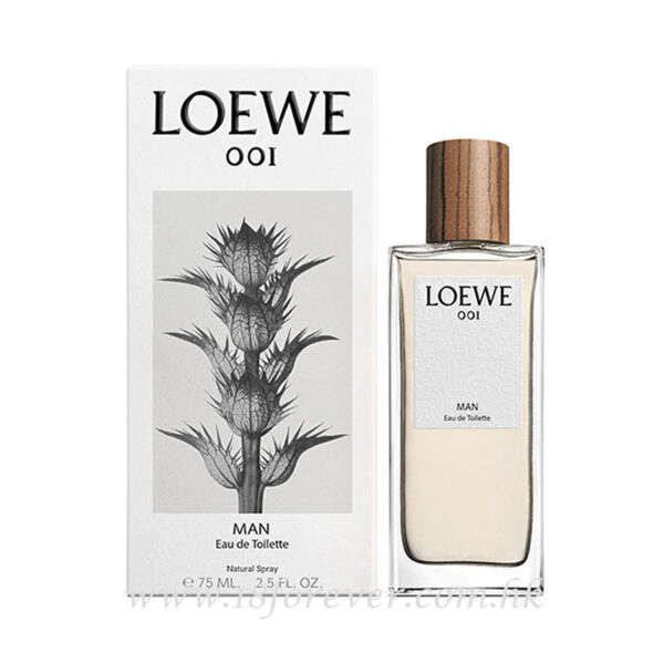 Loewe 001 MAN Eau de Toilette Natural Spray 75ml, 事後清晨男士淡香水 75ml
