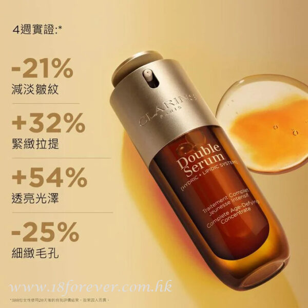 Clarins Double Serum 50ml / 75ml, CLARINS 嬌韻詩 第9代 賦活雙精華( 雙萃精華 ) 50ml / 75ml