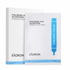 Eaoron Hyaluronic Acid Glutathione Essence Face Mask 25ml x 5pcs , EAORON 澳洲玻尿酸穀胱甘肽精華面膜 5片/盒