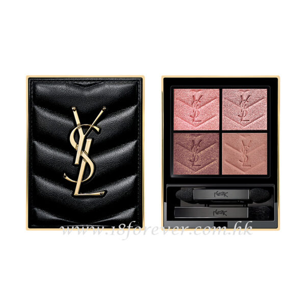 YSL Couture Mini Clutch #400 Babylone Roses, YSL 聖羅蘭 高訂皮革四色眼影盒 #400 Babylone Roses