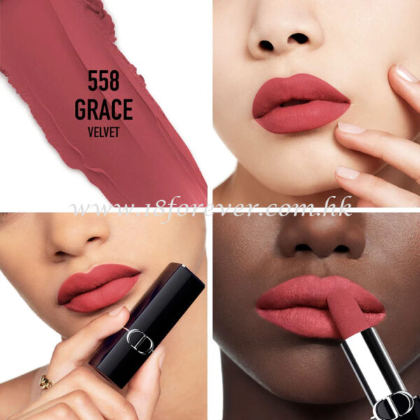 Dior Rouge Dior Couture Color Lipstick 558 Velvet, DIOR 迪奧 傲姿唇膏 558 Velvet