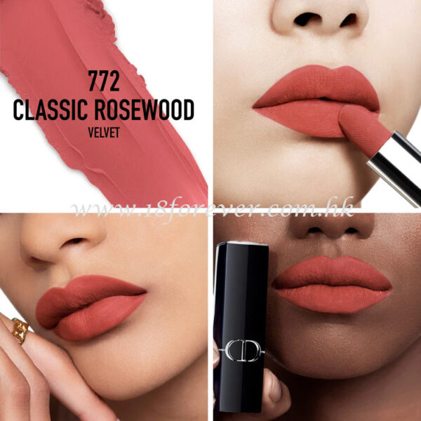 Dior Rouge Dior Couture Color Lipstick 772 Velvet, DIOR 迪奧 傲姿唇膏 772 Velvet