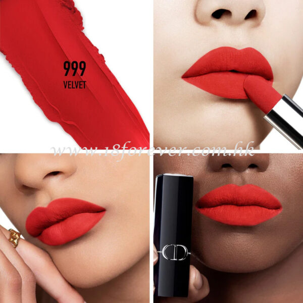 Dior Rouge Dior Couture Color Lipstick 999 Velvet, DIOR 迪奧 傲姿唇膏 999 Velvet