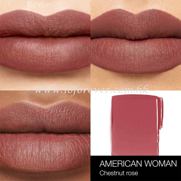 NARS Powermatte Lip Pigment Mini 2ml, NARS 納斯 啞緻水彩唇釉 (迷你) 2ml #American Woman 栗玫紅色