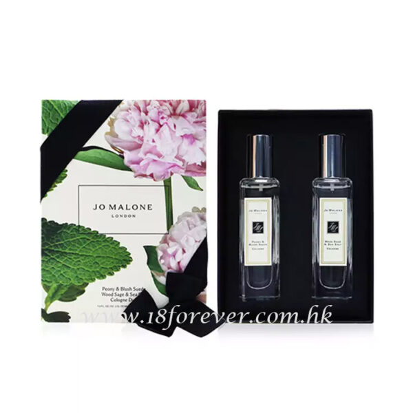 Jo Malone Peony & Blush Suede & Wood Sage & Sea Salt Cologne box set, JO MALONE 祖瑪瓏 牡丹與胭紅麂絨、 鼠尾草與海鹽套裝