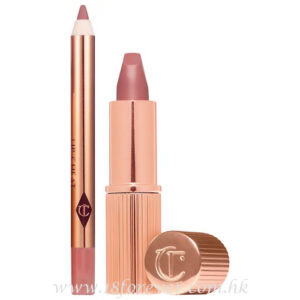 Charlotte Tilbury Mini Pillow Talk Lipstick & Liner Set, Charlotte Tilbury CT 夏洛特 霧感豆沙色唇膏+唇筆套裝 PILLOW TALK, CT 口紅, CT PILLOW TALK